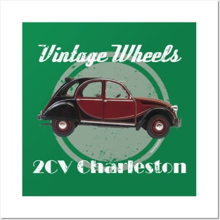 Vintage Wheels - Citroën 2CV Charleston Posters and Art